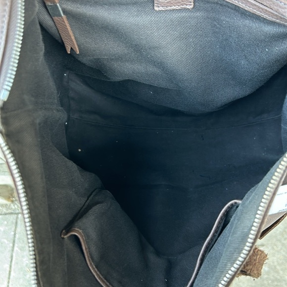 Madewell the Transport Satchel With Pockets Bohemian Festival Distressed Leather - Picture 14 of 15